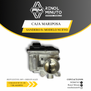 Caja Mariposa Sandero Modelo Nuevo 8v