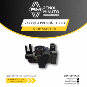 Válvula Presión Turbo New Máster