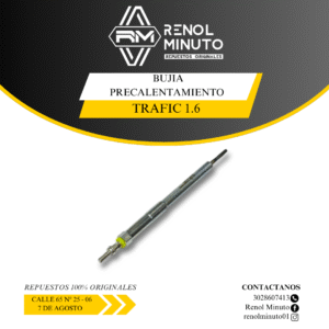 Bujía Precalentamiento Trafic 1.6