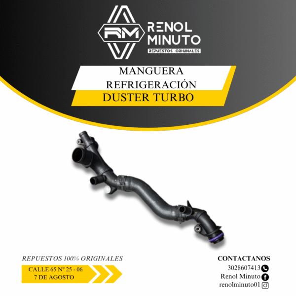 Manguera De Refrigeración Duster Turbo