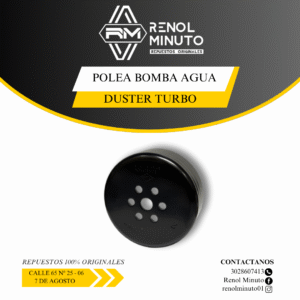 Polea Bomba Agua Duster Turbo