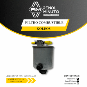Filtro de combustible diesel para Renault Koleos