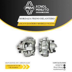 Mordaza Frenó Delantero Logan-Sander o Modelo Nuevo