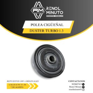 Polea Cigüeñal Duster Turbo 1.3